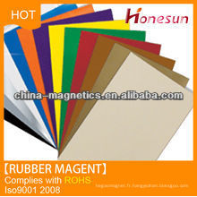 Colorful permanent rubber magnet magnetic mat /catcher 10x20x0.3